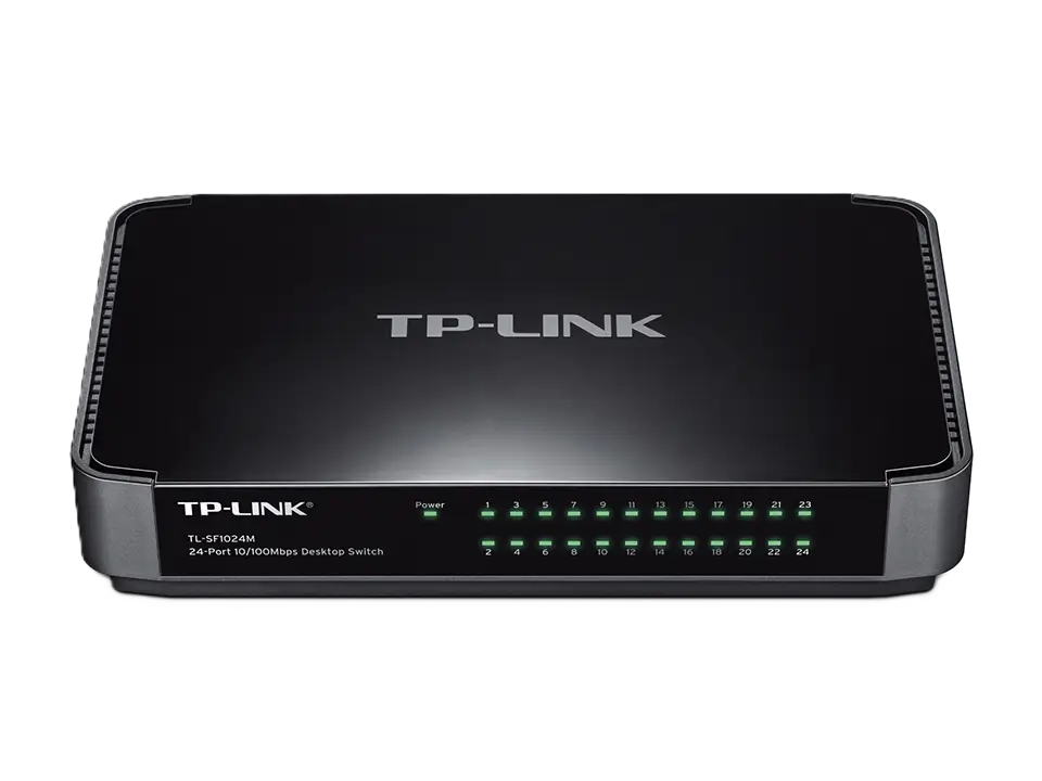 سوئیچ 24 پورت مگابیتی و دسکتاپ تی پی لینک TL-SF1024M