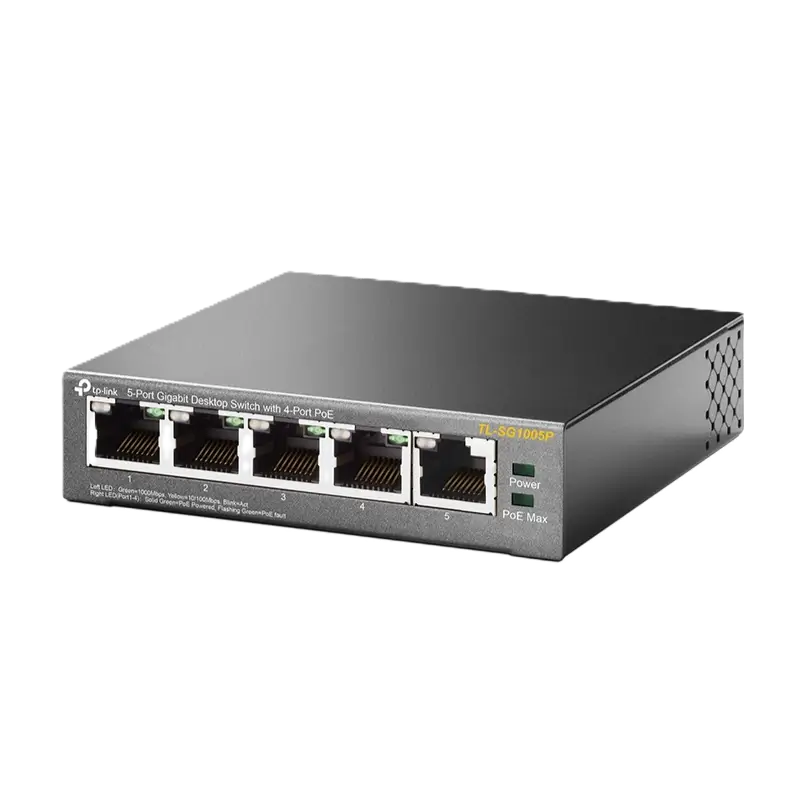 سوئیچ گیگابیتی 5پورت دسکتاپ و PoE تی پی لینک TL-SG1005P - تصویر 3