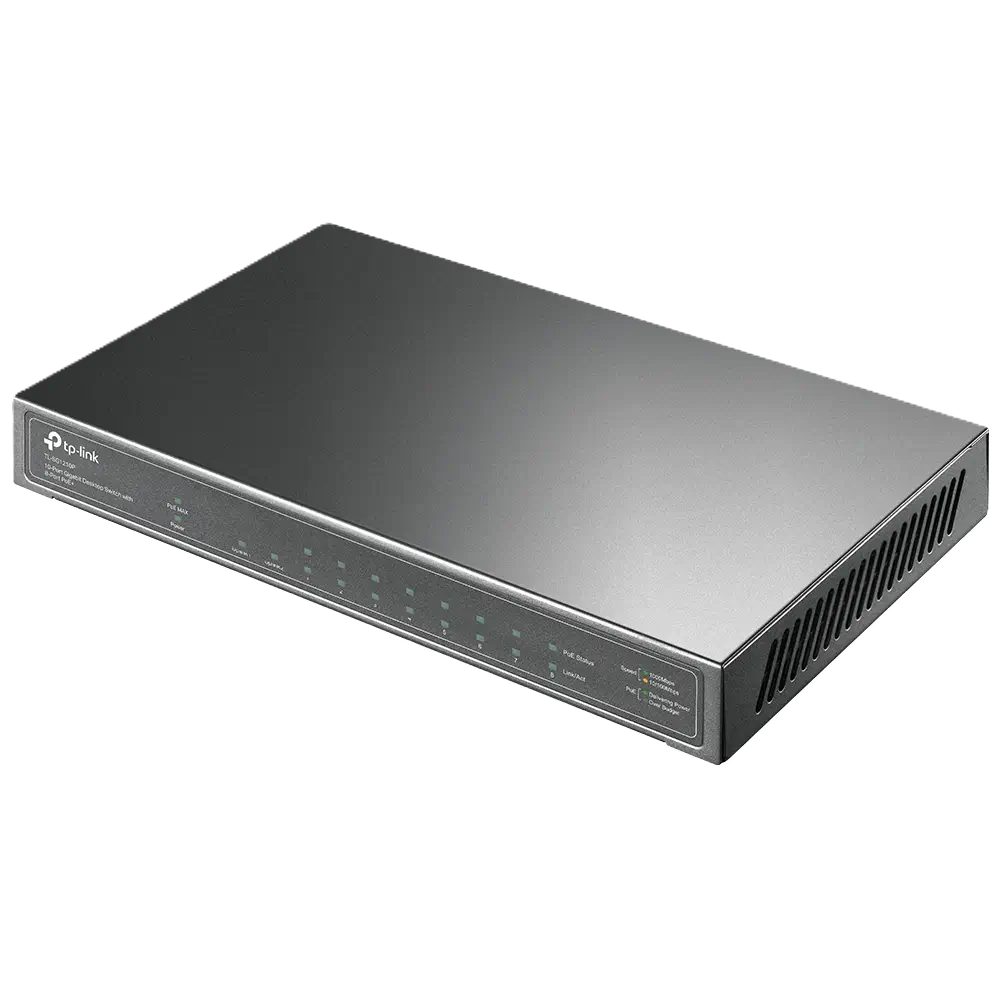 سوئیچ گیگابیتی 10 پورت دسکتاپ و PoE+ تی پی لینک TL-SG1210P - تصویر 4