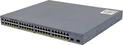سوئیچ مدیریتی 48 پورت گیگابیتی POE سیسکو WS-C2960X-48FPD-L