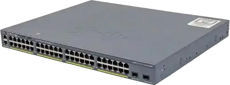 سوئیچ مدیریتی 48 پورت گیگابیتی POE سیسکو WS-C2960X-48FPD-L