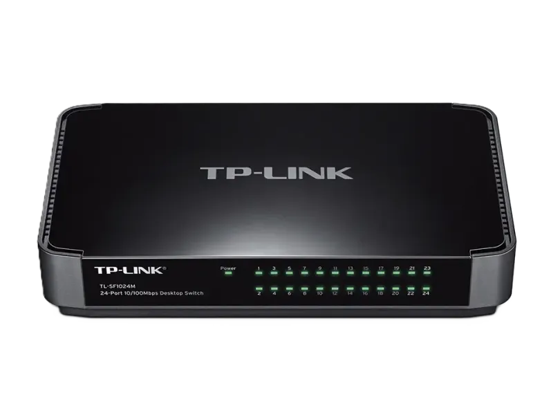 سوئیچ 24 پورت مگابیتی و دسکتاپ تی پی لینک TL-SF1024M