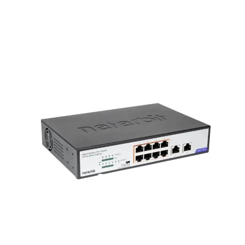 سوئیچ غیرمدیریتی 10 پورت گیگابیتی POE نتربیت NGS-F1010P-A - تصویر 3