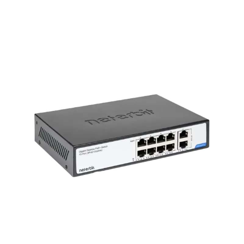 سوئیچ غیرمدیریتی 10 پورت گیگابیتی POE نتربیت NGS-F1010P-C - تصویر 2