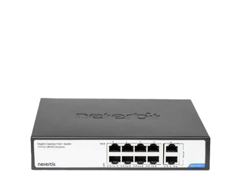سوئیچ غیرمدیریتی 10 پورت گیگابیتی POE نتربیت NGS-F1010P-C - تصویر 3