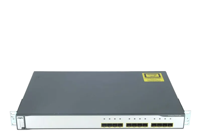سوئیچ مدیریتی 12 پورت فیبرنوری سیسکو WS-C3750G-12S-S