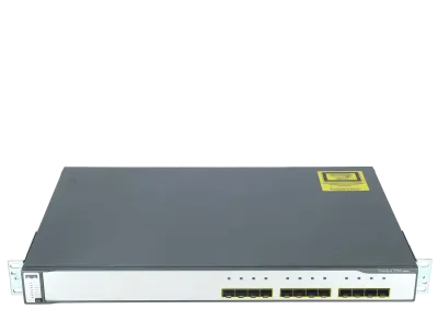 سوئیچ مدیریتی 12 پورت فیبرنوری سیسکو WS-C3750G-12S-SD