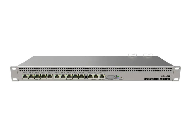 روتر شبکه 13 پورت گیگابیتی میکروتیک RB1100AHx4