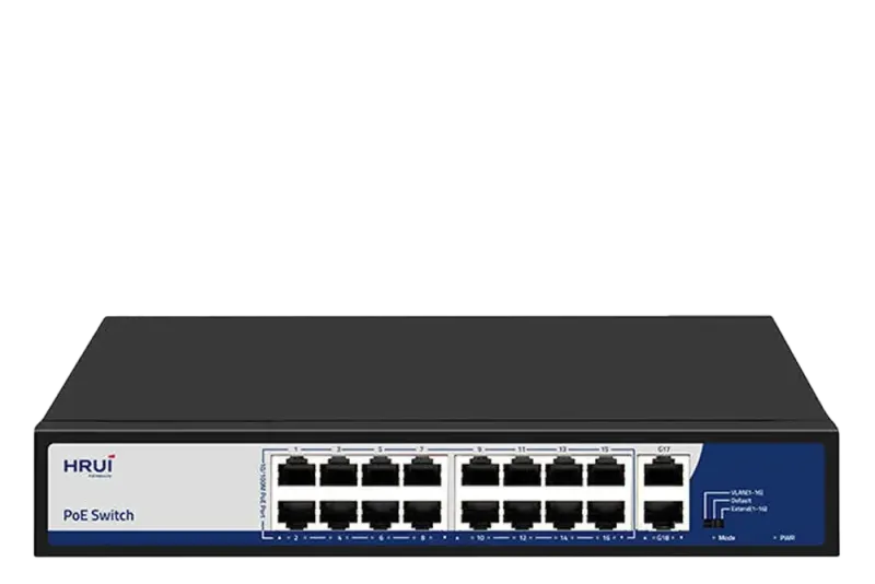 سوئیچ 16 پورت مگابیتی POE اچ آر یو آی HR902-AF-162G-300 - تصویر 3