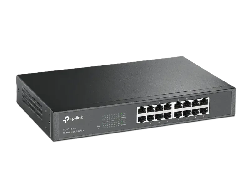 سوئیچ گیگابیتی 16 پورت و رکمونت تی پی لینک TL-SG1016D - تصویر 3
