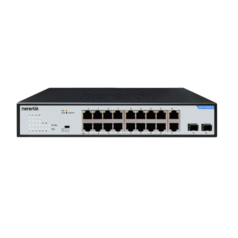 سوئیچ غیرمدیریتی 20 پورت گیگابیتی POE نتربیت NGS-F1020P-A - تصویر 3