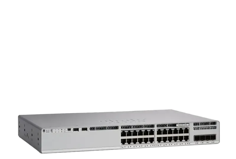 سوئیچ مدیریتی 24 پورت گیگابیتی سیسکو مدل C9200L-24T-4X-E