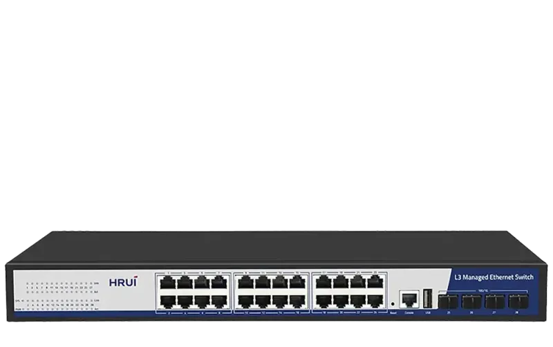سوئیچ مدیریتی 24 پورت گیگابیتی اچ آر یو آی HR-SWTG3424S - تصویر 3
