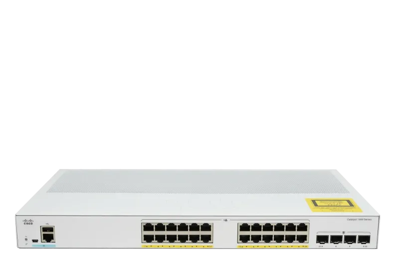 سوئیچ مدیریتی 24 پورت گیگابیتی POE سیسکو مدل C1000-24P-4G-L - تصویر 2