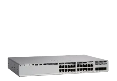 سوئیچ مدیریتی 24 پورت گیگابیتی POE سیسکو C9200L-24P-4G-E