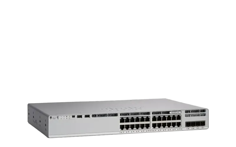 سوئیچ مدیریتی 24 پورت گیگابیتی POE سیسکو C9200L-24P-4X-E - تصویر 3