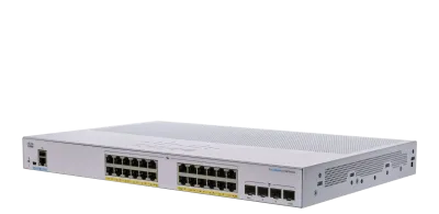 سوئیچ مدیریتی 24 پورت گیگابیتی POE سیسکو CBS350-24P-4G