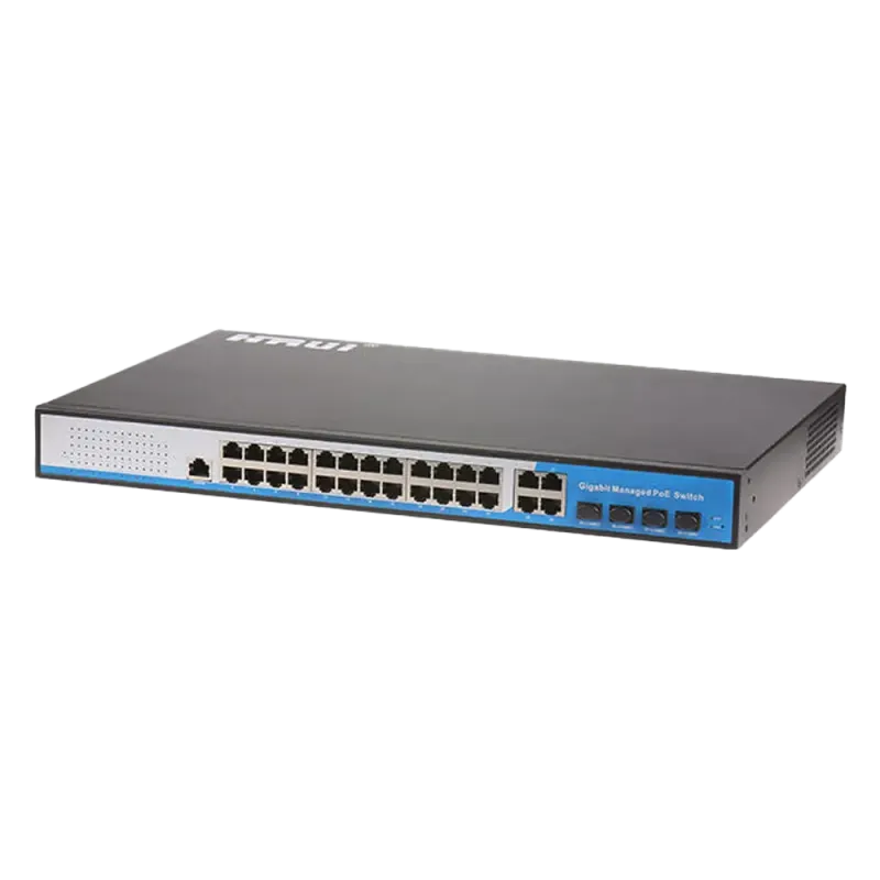 سوئیچ 24 پورت گیگابیتی POE اچ آر یو آی HR-AFGM-2444S-400 - تصویر 3
