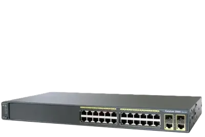 سوئیچ مدیریتی 24 پورت مگابیتی POE سیسکو مدل WS-C2960-24PC-L