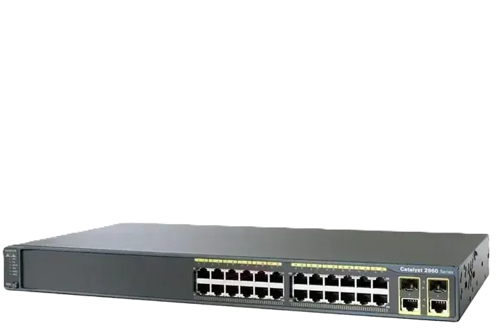 سوئیچ مدیریتی 24 پورت مگابیتی POE سیسکو مدل WS-C2960-24PC-L