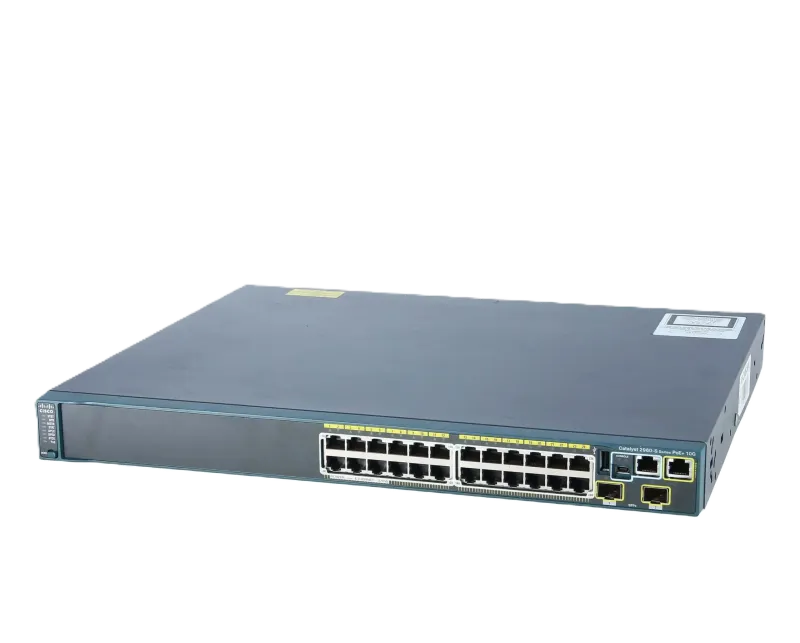 سوئیچ مدیریتی 24 پورت گیگابیتی POE سیسکو WS-C2960S-24PS-L - تصویر 2