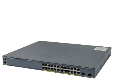 سوئیچ مدیریتی 24 پورت گیگابیتی POE سیسکو WS-C2960X-24PD-L