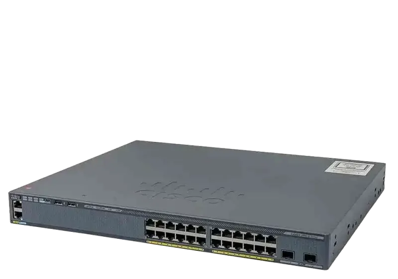 سوئیچ مدیریتی 24 پورت گیگابیتی POE سیسکو WS-C2960X-24PD-L