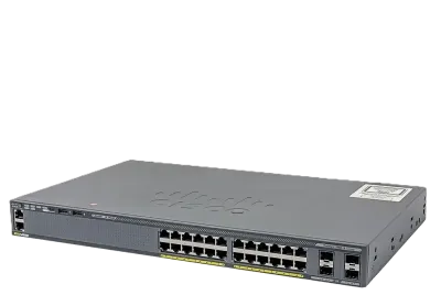 سوئیچ مدیریتی 24 پورت گیگابیتی POE سیسکو WS-C2960X-24PS-L
