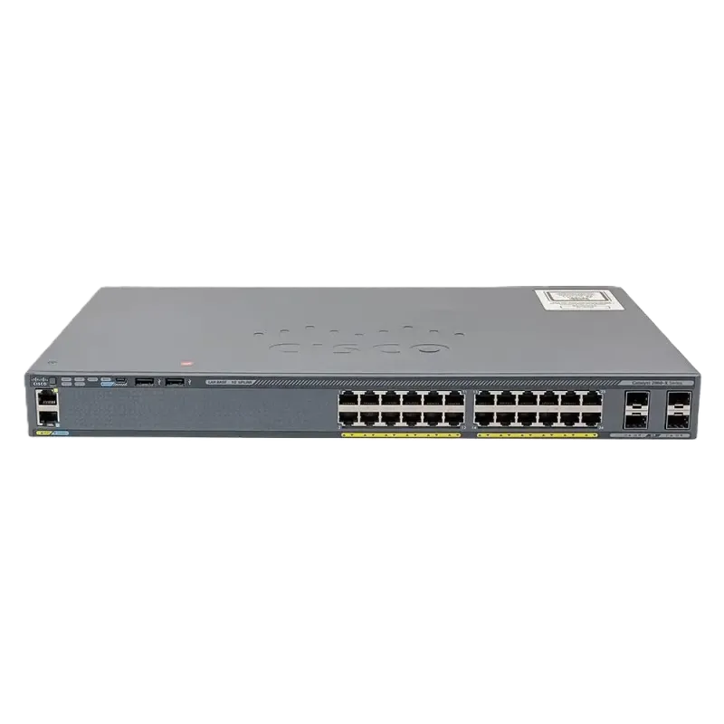 سوئیچ مدیریتی 24 پورت گیگابیتی POE سیسکو WS-C2960X-24PS-L - تصویر 4