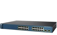 سوئیچ مدیریتی 24 پورت مگابیتی POE سیسکو WS-C3560-24PS-S - تصویر 2