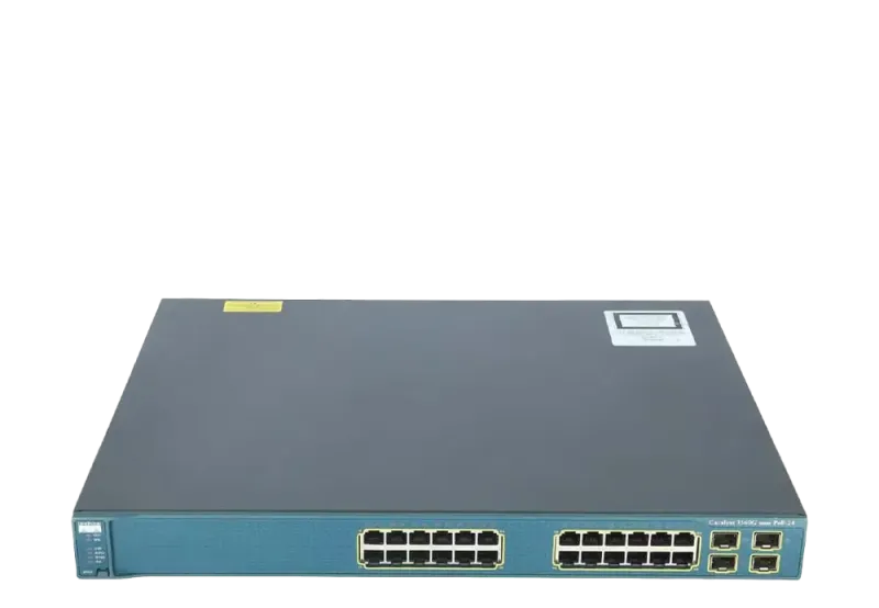 سوئیچ مدیریتی 24 پورت گیگابیتی POE سیسکو WS-C3560G-24PS-S - تصویر 2