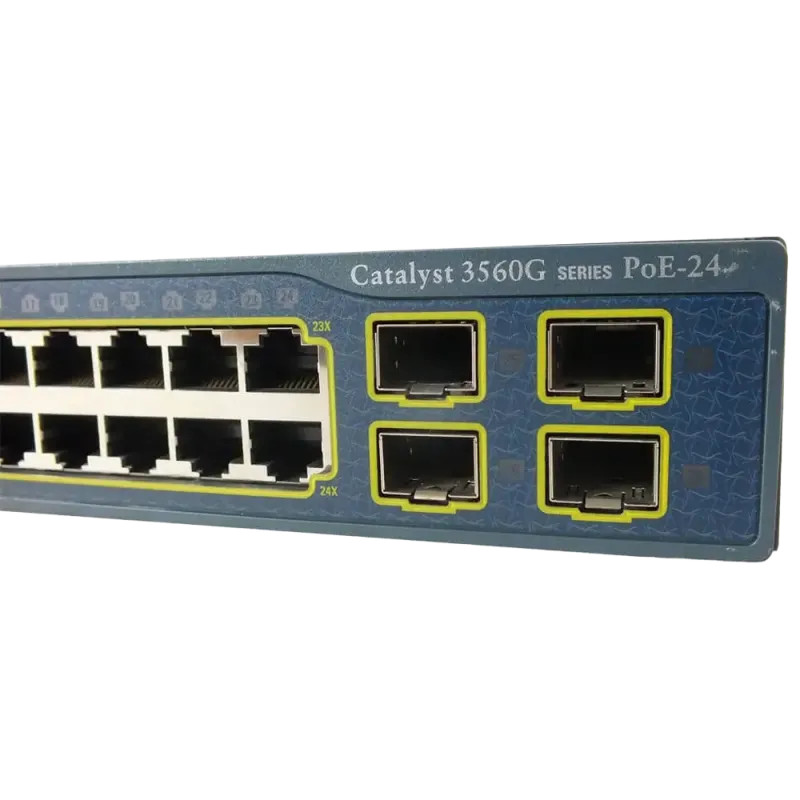 سوئیچ مدیریتی 24 پورت گیگابیتی POE سیسکو WS-C3560G-24PS-S - تصویر 4