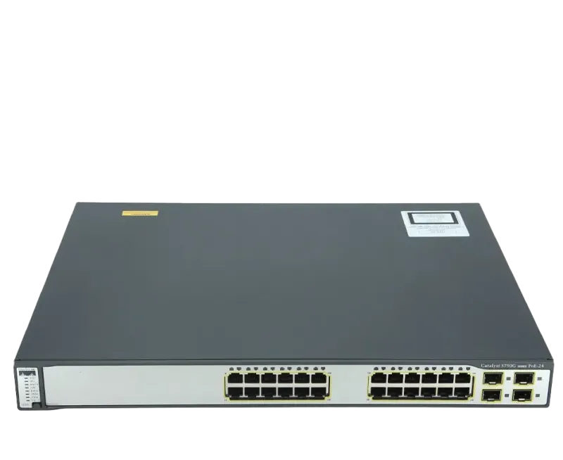سوئیچ مدیریتی 24 پورت گیگابیتی POE سیسکو WS-C3750G-24PS-S