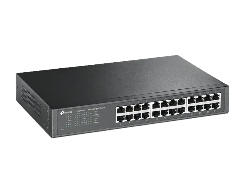 سوئیچ گیگابیتی 24 پورت و رکمونت تی پی لینک مدل TL-SG1024D - تصویر 2