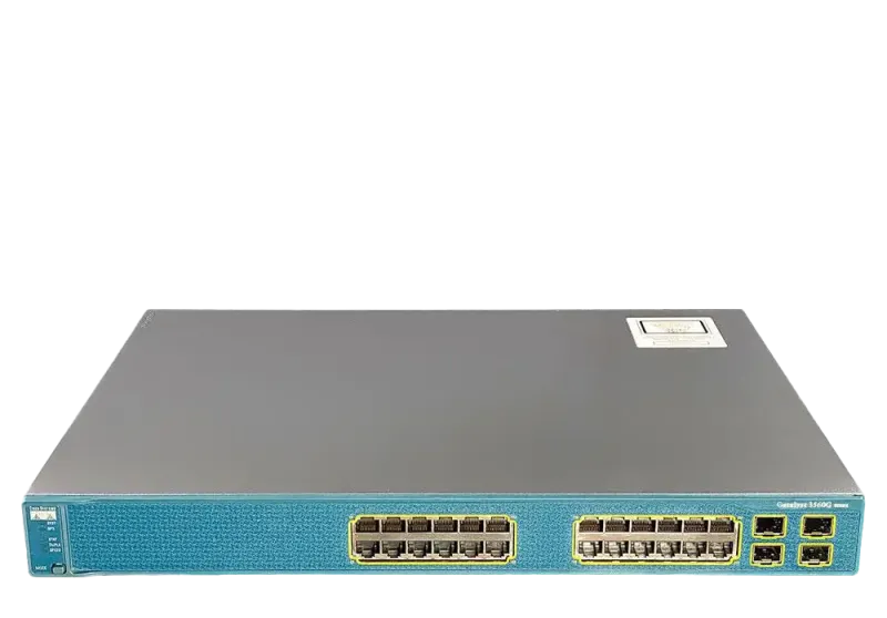 سوئیچ مدیریتی 24 پورت گیگابیتی سیسکو مدل WS-C3560G-24TS-S