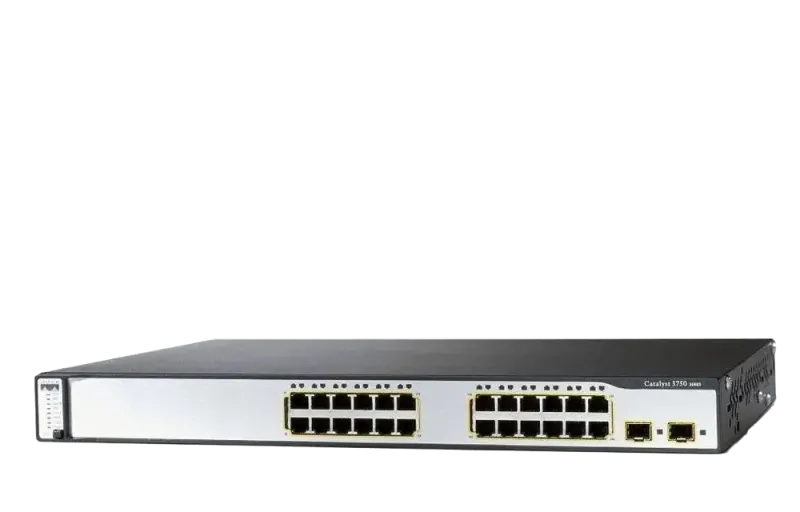 سوئیچ مدیریتی 24 پورت مگابیتی سیسکو مدل WS-C3750-24TS-S - تصویر 2