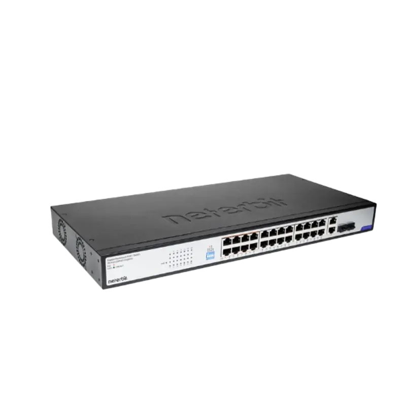سوئیچ غیرمدیریتی 28 پورت گیگابیتی POE نتربیت NGS-F1028P-A - تصویر 3