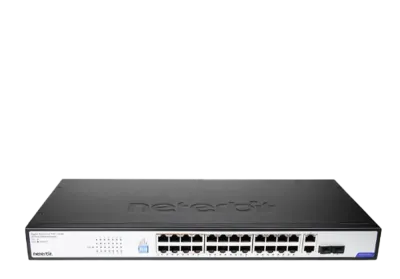 سوئیچ غیرمدیریتی 28 پورت گیگابیتی POE نتربیت NGS-F1028P-A