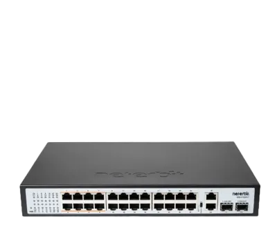 سوئیچ غیرمدیریتی 28 پورت گیگابیتی POE نتربیت NGS-F1028P-C