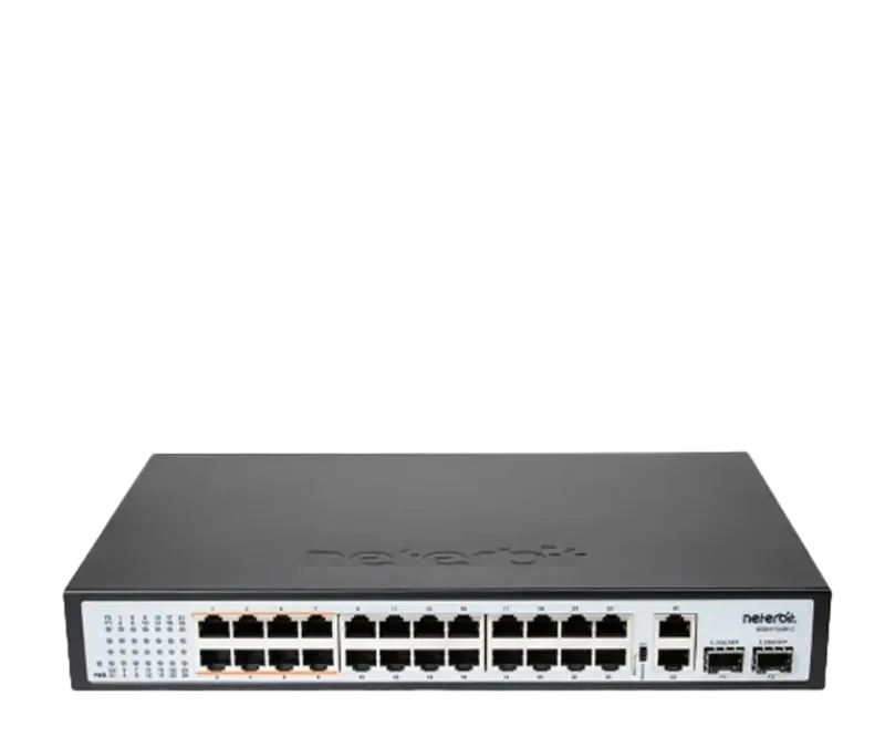 سوئیچ غیرمدیریتی 28 پورت گیگابیتی POE نتربیت NGS-F1028P-C