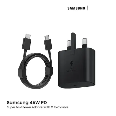 آداپتور سوپرفست شارژ 45 وات سامسونگ همراه با کابل EP-T4510