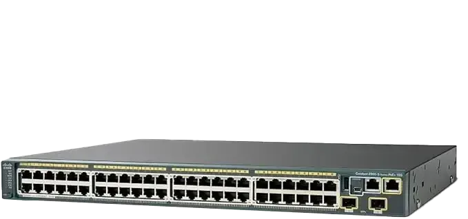 سوئیچ مدیریتی 48 پورت گیگابیتی POE سیسکو WS-C2960S-48LPD-L