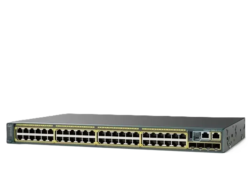 سوئیچ مدیریتی 48 پورت گیگابیتی POE سیسکو WS-C2960S-48LPS-L