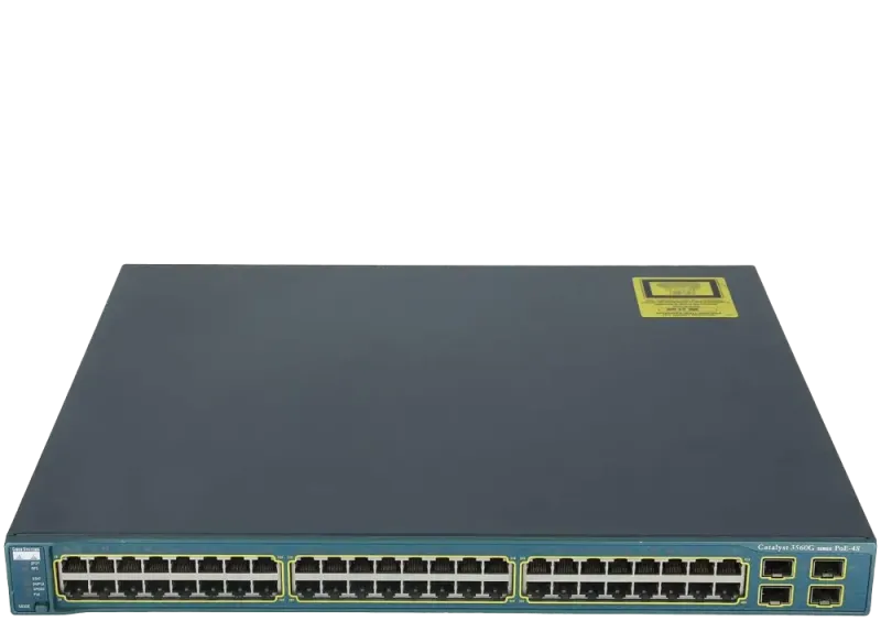 سوئیچ مدیریتی 48 پورت گیگابیتی POE سیسکو WS-C3560G-48PS-S - تصویر 2