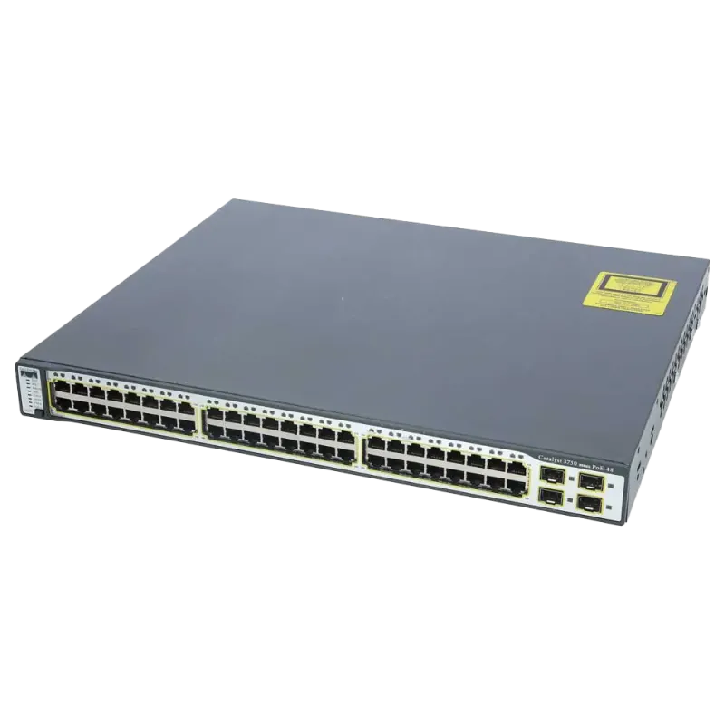 سوئیچ مدیریتی 48 پورت مگابیتی POE سیسکو مدل WS-C3750-48PS-S - تصویر 4