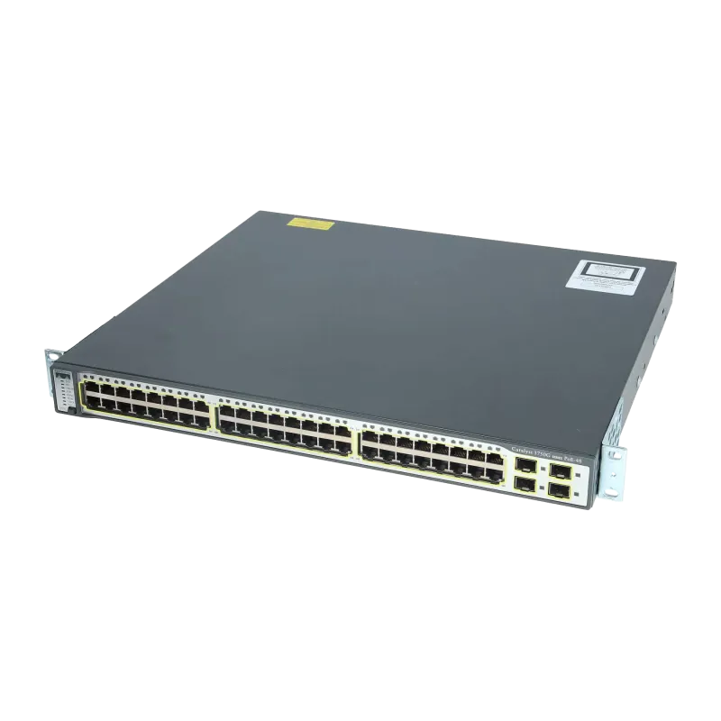 سوئیچ مدیریتی 48 پورت گیگابیتی POE سیسکو WS-C3750G-48PS-S - تصویر 3