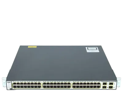 سوئیچ مدیریتی 48 پورت گیگابیتی POE سیسکو WS-C3750G-48PS-S