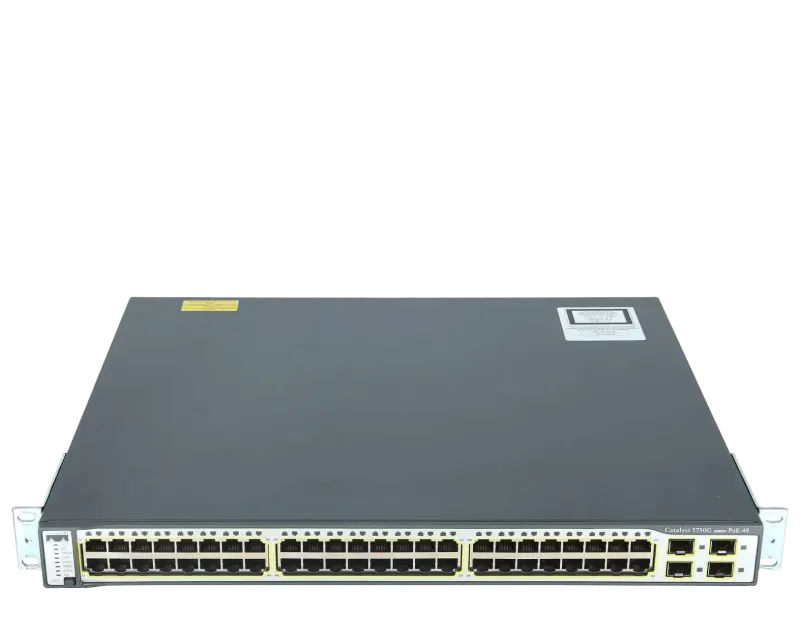 سوئیچ مدیریتی 48 پورت گیگابیتی POE سیسکو WS-C3750G-48PS-S - تصویر 2