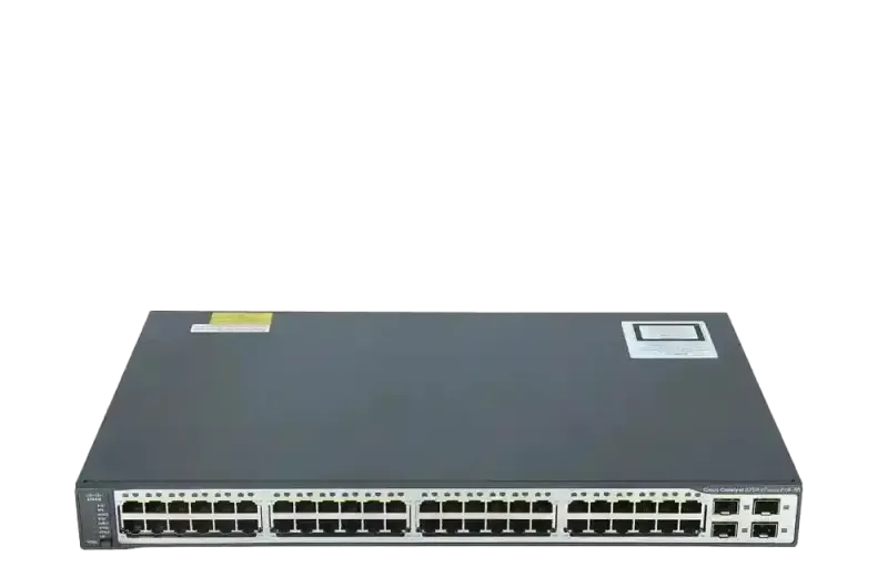 سوئیچ مدیریتی 48 پورت مگابیتی POE سیسکو مدلWS-C3750V2-48PS-S