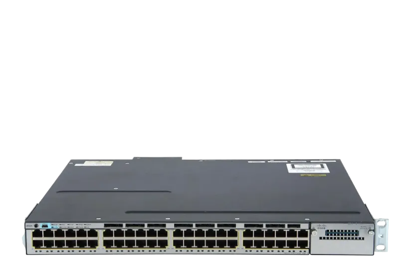 سوئیچ مدیریتی 48 پورت گیگابیتی POE سیسکو WS-C3750X-48PF-S